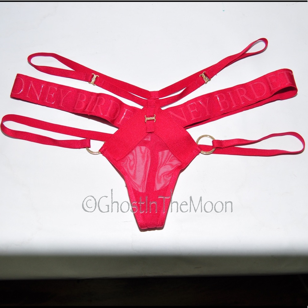 HONEY BIRDETTE Elvis Red Thong Small